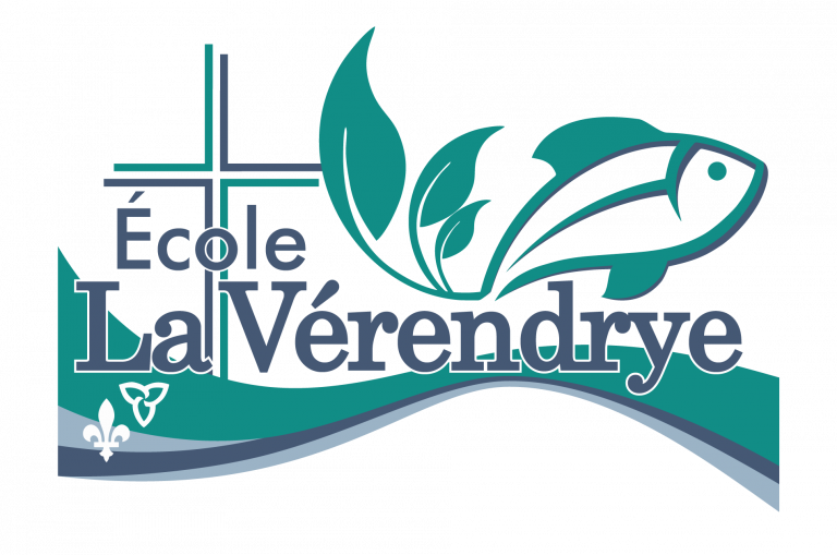 Logo La Vérendrye École élémentaire catholique Outline 768x509